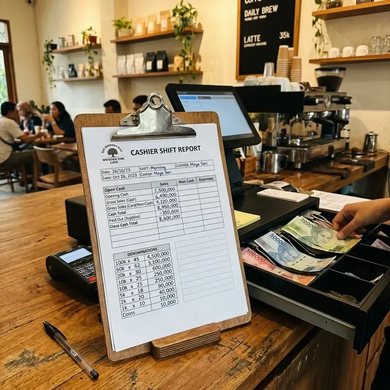 Apa itu Shift Ledger dan Mengapa Kasir Wajib Menuliskannya?