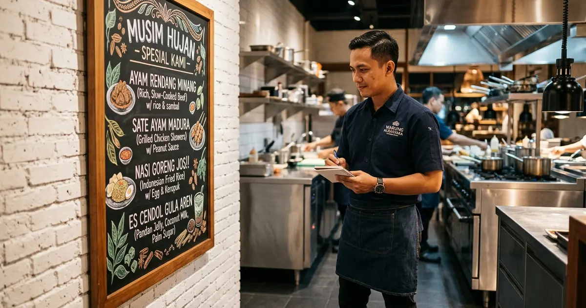 Cara Mengatur Menu Musiman Hanya di Outlet Tertentu